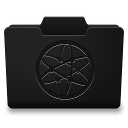 Black Network Icon 256x256 png
